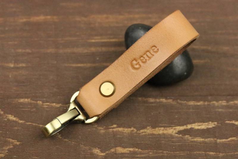 Leder Gürtelschlaufe Schlüsselanhänger Groomsmen Geschenk Gürtelclip Für Ihn Männer Aus von DodoLeather