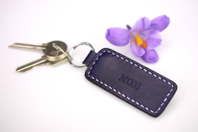 Mutter Schlüsselanhänger Mit Kinder Namen Muttertag Personalisierte Leder Geschenk Fro Mama Von Kindern von DodoLeather