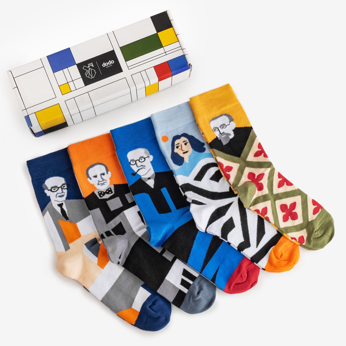 5 Paar Architekten Socken in Geschenkbox | Bunte Herren Damen Geschenk Für Sie & Ihn von DodoSocksShop