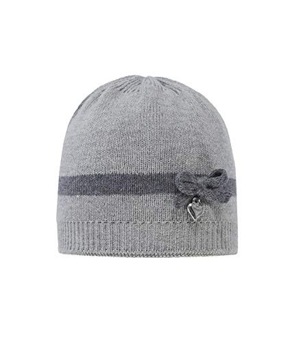 Döll Baby-Mädchen Topfmütze Strick Mütze, Grau (Light Gray Melange|Gray 8100), (Herstellergröße: 49) von Döll