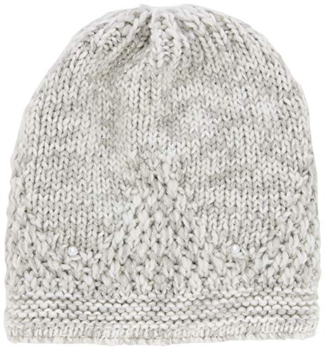 Döll Mädchen Bohomütze Strick Mütze, Grau (Light Gray Melange 8100), 51 von Döll