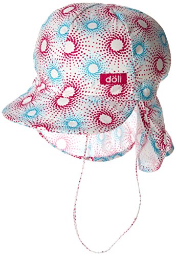 Döll Mädchen Mütze Bindemütze Mit Schirm Und Nackenschutz 1815167736, Rosa (Beetroot Purple 2420),53 von Döll