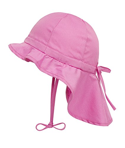 Döll Mädchen Sonnenhut Nackenschutz UV-Schutz 30 75335, Rosa (fuchsia Pink 2023), 51 von Döll