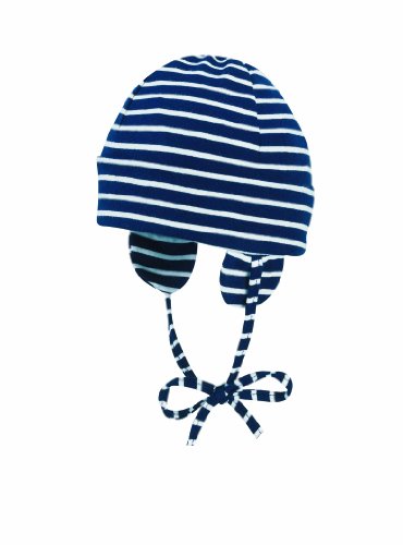 Döll Unisex Baby Bindemütze Jersey Mütze, Blau (Total Eclipse 3000), 45 von Döll