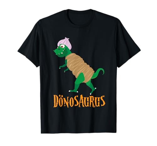 Dönosaurus T-Shirt der Döner Dino Männer Frauen Kinder T-Shirt von Döner Dinosaurier Dönertier Kebap Saurier T-Shirt