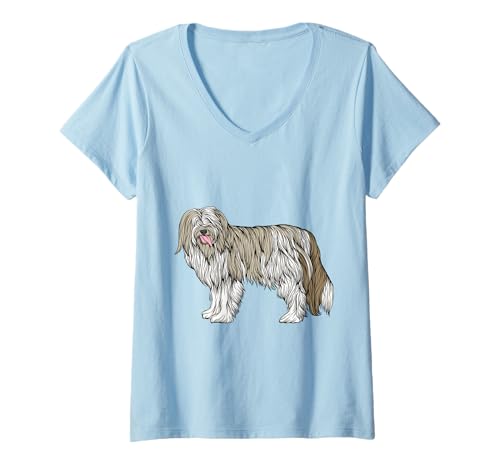 Damen Hund Hunde Hundebesitzer Hundeliebhaber Spaziergang mit dem Hund Hundebesitzer T-Shirt mit V-Ausschnitt Damen Hund Hunde Hundebesitzer Hundeliebhaber Spaziergang mit dem Hund Hundebesitzer T-Shirt mit V-Ausschnitt von Dog Dogs Dog owner