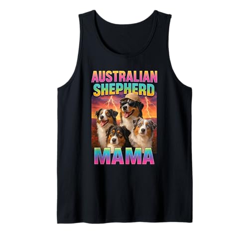 Australian Shepherd Mama Tank Top Australian Shepherd Mama Tank Top von Dog Mom Australian Shepherd Mom