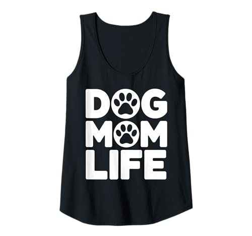 Damen Hund Mama Leben Niedlich Haustier Besitzer Tier Mutter Damen Tank Top von Dog Mom Gifts