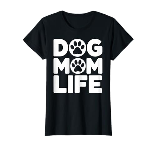 Hund Mama Leben Niedlich Haustier Besitzer Tier Mutter Damen T-Shirt von Dog Mom Gifts