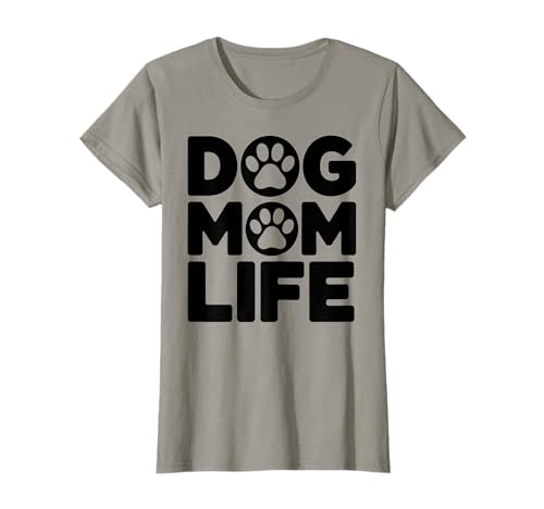 Niedlicher Hund Mama Leben Haustier Besitzer Tier Mutter Damen T-Shirt von Dog Mom Gifts