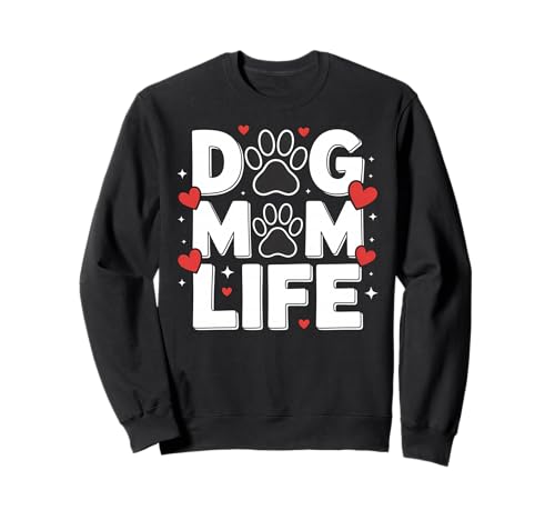 Niedlicher Hund Mama Leben Tierliebhaber Haustier Eltern Sweatshirt von Dog Mom Gifts