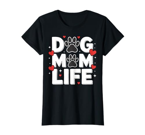 Niedlicher Hund Mama Leben Tierliebhaber Haustier Eltern T-Shirt von Dog Mom Gifts