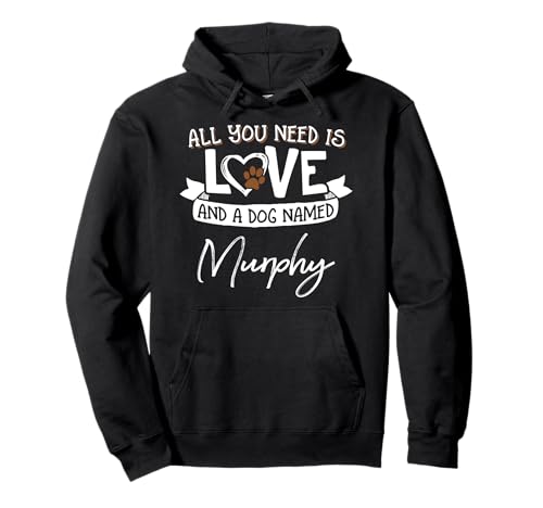 Niedlicher Hund namens Murphy Design für Frauen und Männer Pullover Hoodie von Dog Named Murphy