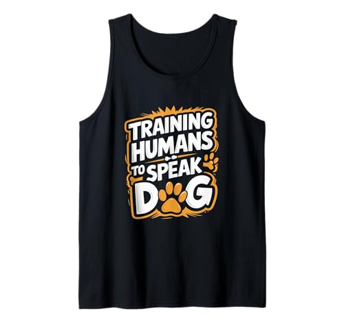 Lustiger Hundetrainer Tank Top von Dog Training Designs