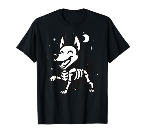 Skelett für Hunde, Tierliebhaber, Halloween, Mutter, Vater, Kinder T-Shirt von DogAxis1
