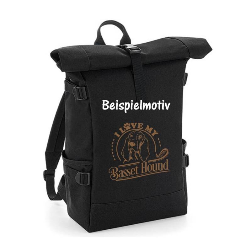 Block Roll-Top Backpack Block Roll-Top Backpack von DogWishes