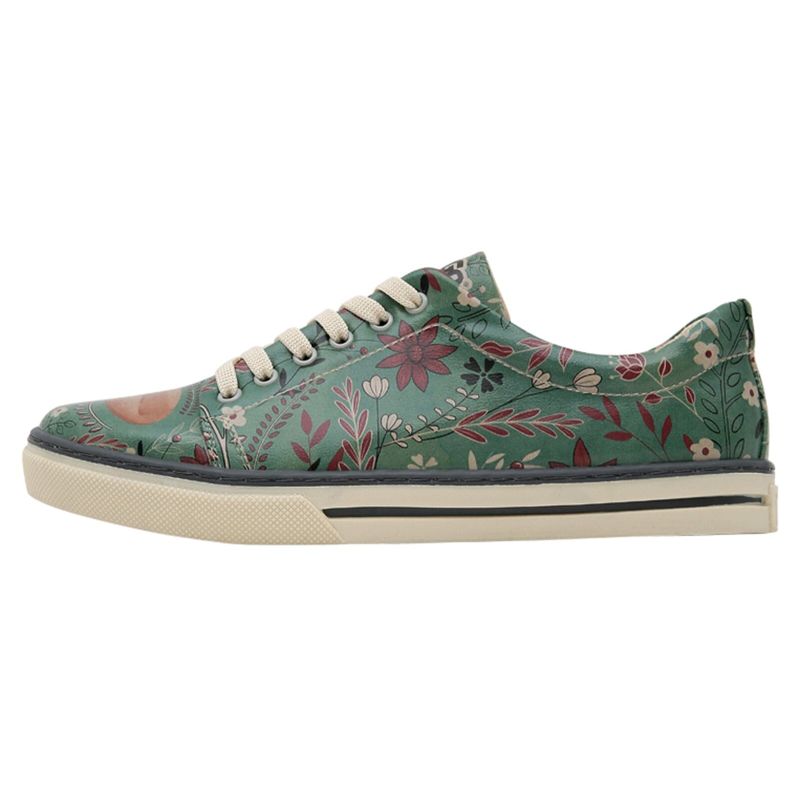 DOGO Sneaker "Classic Schnürsneaker A Pair Of Doves Damen Sneaker" Handgefertigt von Dogo