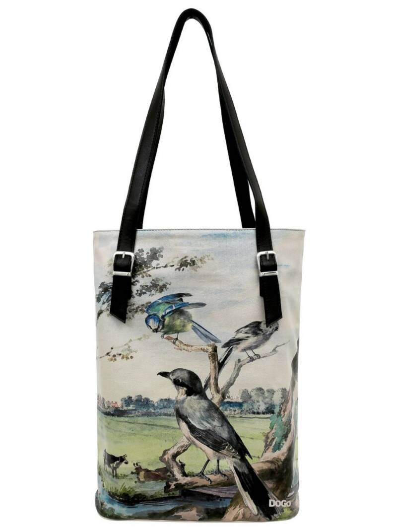 DOGO Umhängetasche "Tall Bag Damen Schultertasche Birds Of The Castle Damen" Handgefertigt von Dogo