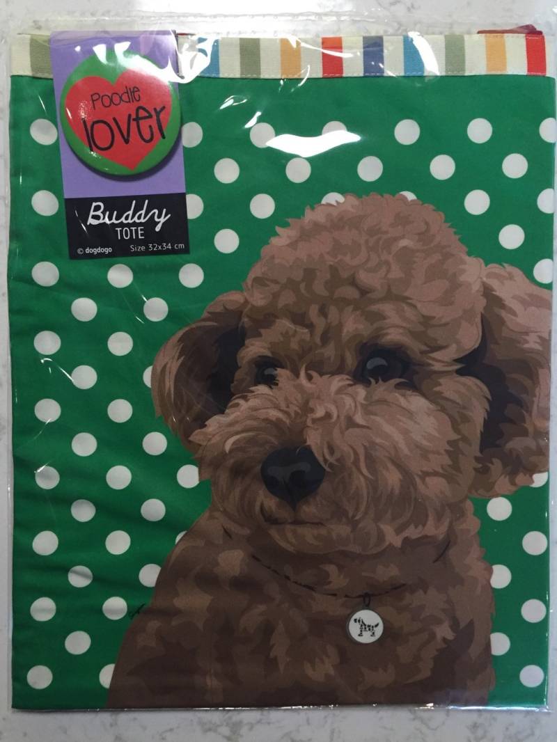 Pudel-Einkaufstasche Mit Pin Pudel-Einkaufstasche Mit Pin von Dogolovesf