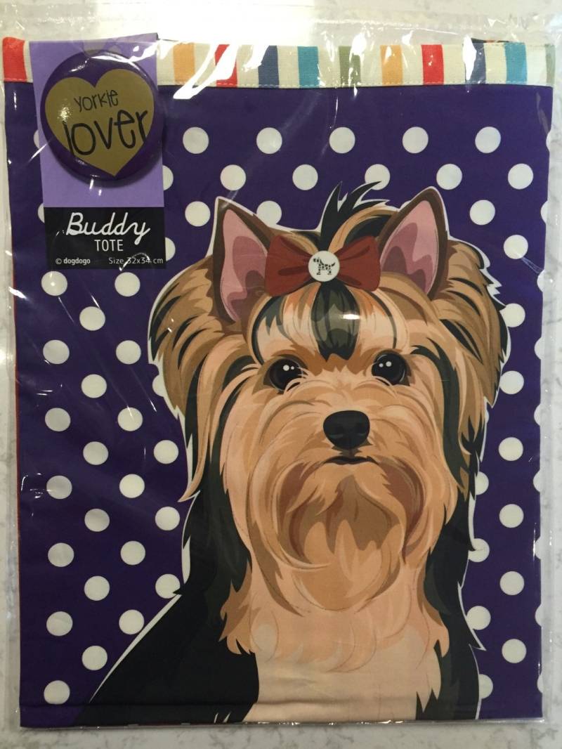 Yorkshire Terrier Tragetasche Mit Anstecknadel Yorkshire Terrier Tragetasche Mit Anstecknadel von Dogolovesf