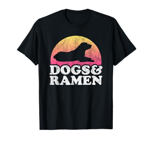Dogs and Ramen Herren oder Damen Hund T-Shirt von Dogs and Ramen Co