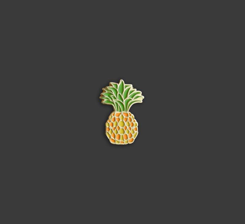 Ananas Pin | Der Original Emaille Pin-Apple Soft Enamel Ananas Pin | Der Original Emaille Pin-Apple Soft Enamel von DohenyNYC