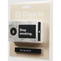 Doiy Ticketbox mit motivierendem Armband '21 Days to stop smoking' in Beige, Größe 1 von Doiy