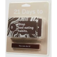 Doiy Ticketbox und motivierendes Armband '21 Days to stop bad eating habits' in Beige, Größe 1 von Doiy