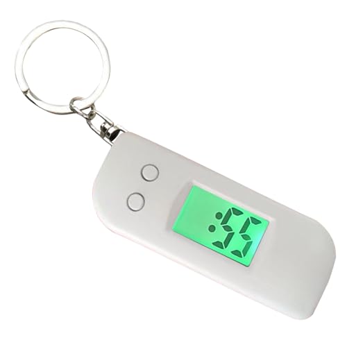 Doiyislem Digitale Schlüsselanhängeruhr | Nachleuchtende Digitale Schlüsselanhängeruhr Mit LED Anzeige Für Schüler | Elektronischer Schlüsselanhänger Mit Uhr | Rucksackzubehör Für Männer Frauen von Doiyislem