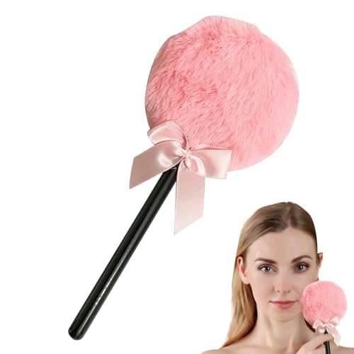 Doiyislem Gesichtspuder Quaste - Puder Für Lose Puder | Wiederverwendbar 6 Stück Sanfte Lollipopform Beauty Tools Für Unterwegs Damen Mädchen Foundation Verblendung von Doiyislem