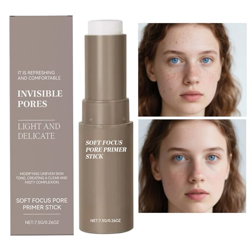 Doiyislem Pore Eraser Stick | Make-up Poren Unsichtbar Stift - Lang Anhaltende Fettkontrolle Mattierender Make-Up Moisturizer Für Hochzeit Alltag Feiern Damen von Doiyislem