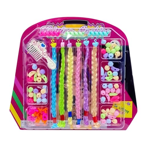 Doiyislem Süße Haarperlen,Kinderhaarperlen, Multifunktionales Haarperlen-Set für Kinder, Niedliche Haarschmuck, kreative Haardekoration für Mädchen für Haarstyling, Haarflechten von Doiyislem