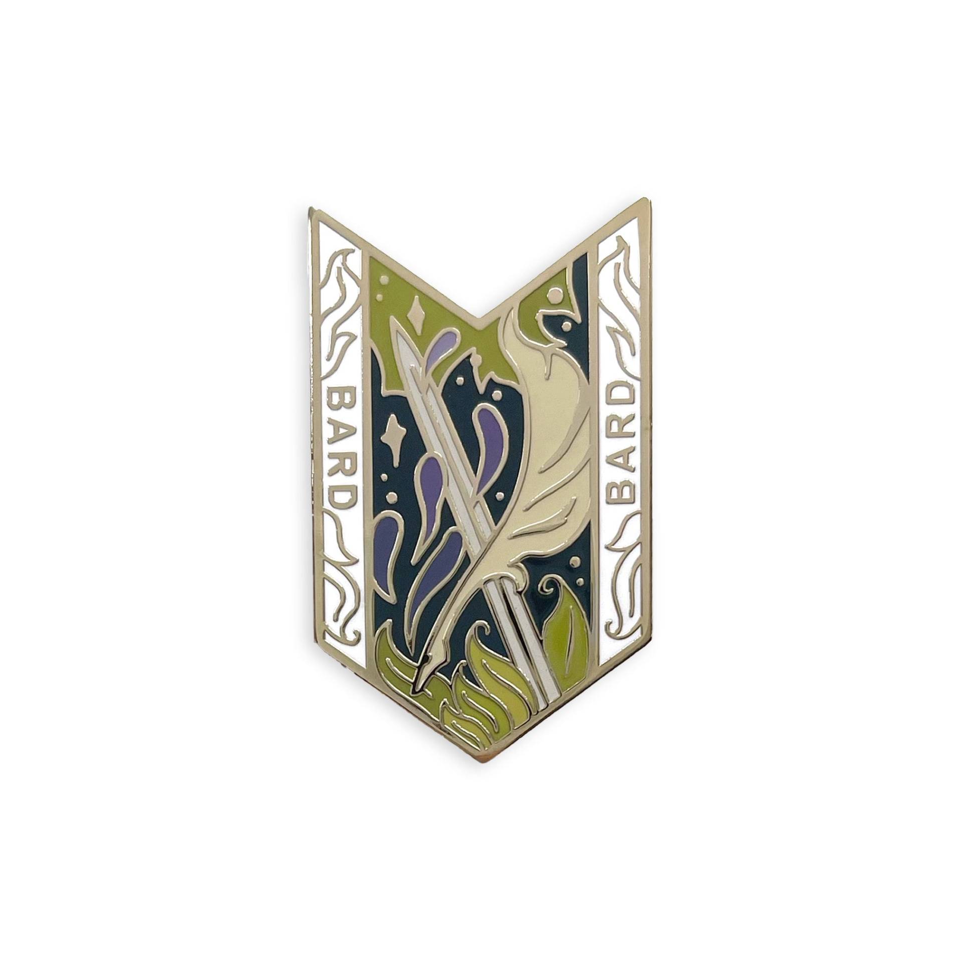 Barde | Federkiel-Variante - Character Maker Series Hard Enamel Pin Barde | Federkiel-Variante - Character Maker Series Hard Enamel Pin von DoizeDemos