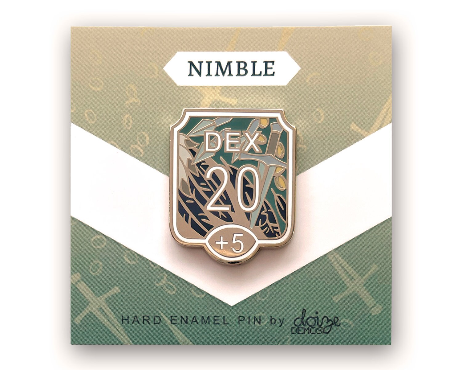 Geschick+5 Nimble - Aability Score Serie Hard Emaille Pin Geschick+5 Nimble - Aability Score Serie Hard Emaille Pin von DoizeDemos