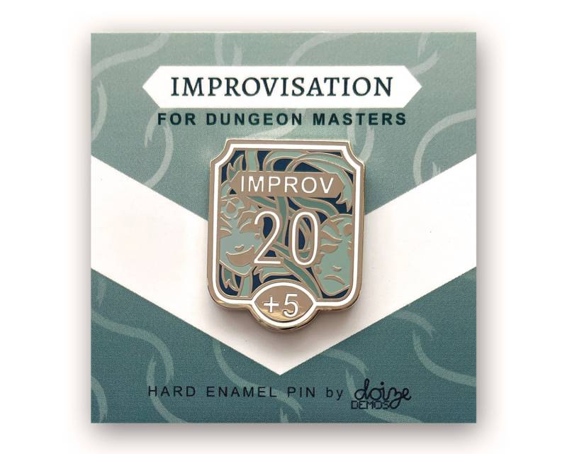 Improv+5 Für Dungeon Masters - Aability Score Serie Hard Enamel Pin von DoizeDemos