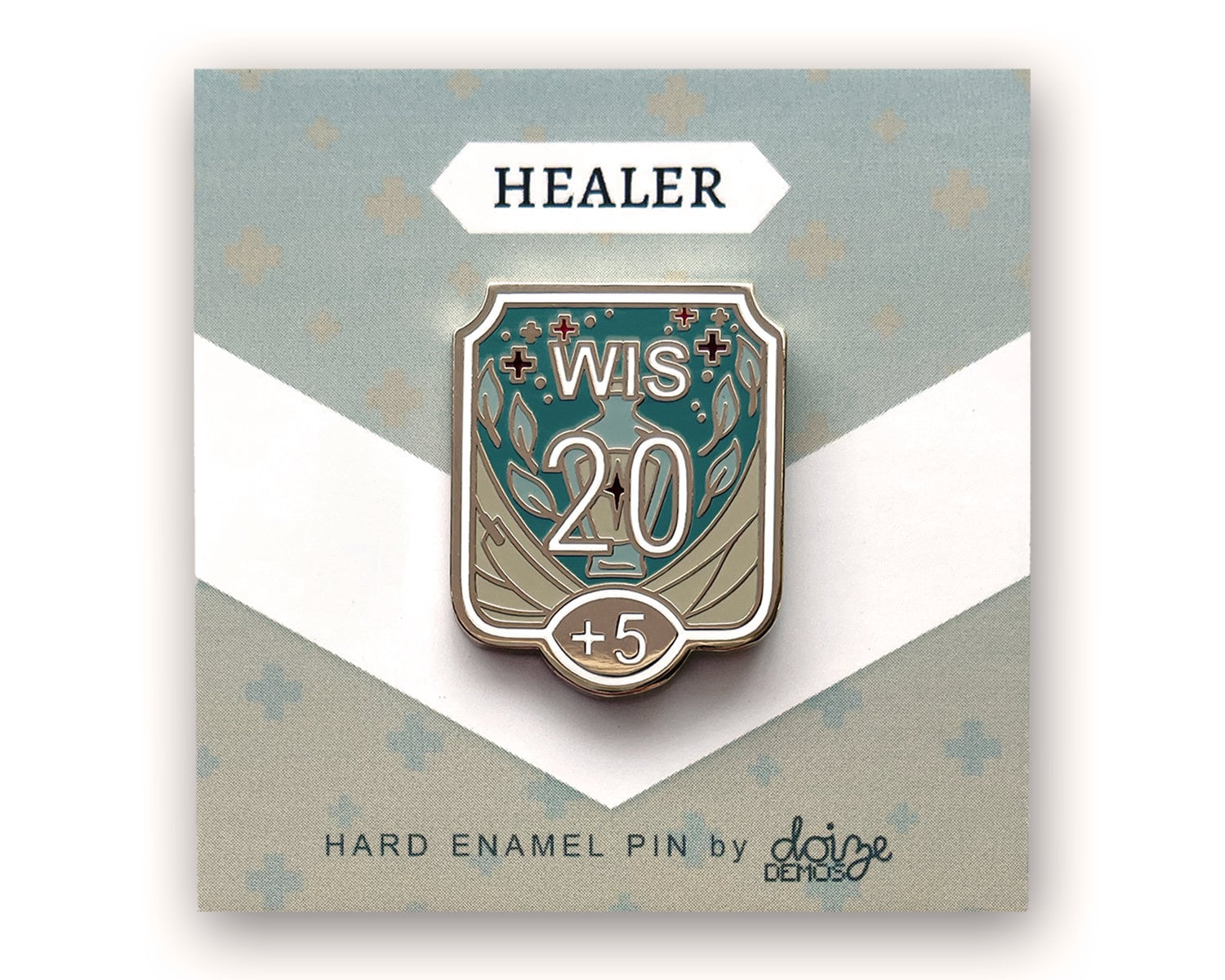 Wisdom+5 Healer - Aability Score Serie Hard Emaille Pin Wisdom+5 Healer - Aability Score Serie Hard Emaille Pin von DoizeDemos