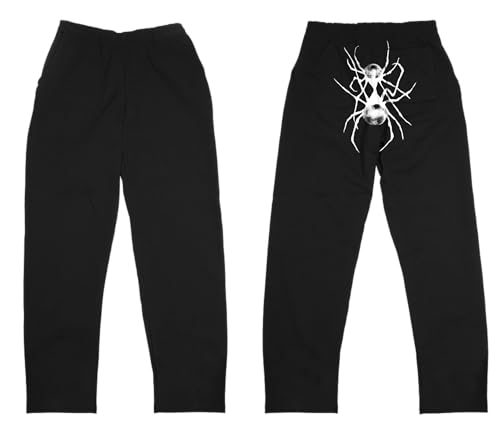 Doja Cat Unisex-Erwachsene Offizielle Scarlet Tour Merch Spider Sweatpants Trainingshose, Schwarz, Groß von Doja Cat