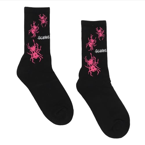 Doja Cat Unisex Offizielle Scarlet Tour Merch Spider Socken, Schwarz, Einheitsgre von Doja Cat