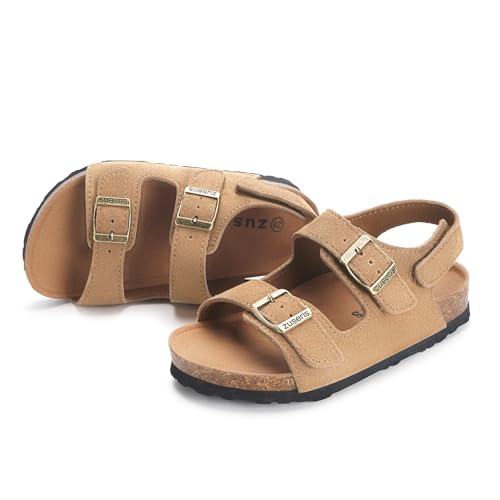 Dokela Sandalen Jungen Mädchen Kork Sandals Kinder Sommer Wildleder Pantoffeln Einstellbar Knöchelriemchen Sandalen,Braun,32 EU Dokela Sandalen Jungen Mädchen Kork Sandals Kinder Sommer Wildleder Pantoffeln Einstellbar Knöchelriemchen Sandalen,Braun,32 EU von Dokela