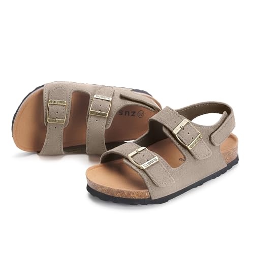 Dokela Sandalen Kinder Kork Sandals Mädchen Jungen Sommer Wildleder Pantoffeln Einstellbar Knöchelriemchen Sandalen,Khaki,28 EU Dokela Sandalen Kinder Kork Sandals Mädchen Jungen Sommer Wildleder Pantoffeln Einstellbar Knöchelriemchen Sandalen,Khaki,28 EU von Dokela