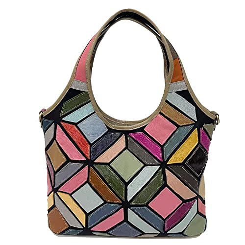 DokinReich Mode Damen Handtasche Leder Damentasche Schultertasche 34cm* 28cm*13cm von DokinReich