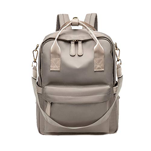 Moden Rucksack Daypack Rucksack Mädchen Jungen und Kinder Damen Herren Schulrucksack - perfekt 13 Zoll Notebook (Grau) von DokinReich