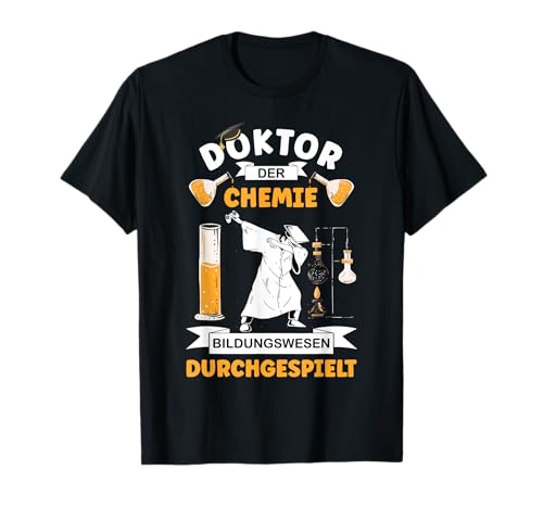 Doktorhut Chemie Promotion Geschenke Zum Doktor - Herren - Schwarz - S - Klassisch - Kurzarm - T-Shirt Doktorhut Chemie Promotion Geschenke Zum Doktor - Herren - Schwarz - S - Klassisch - Kurzarm - T-Shirt von Doktorhut Chemie Promotion Geschenke Zum Doktor