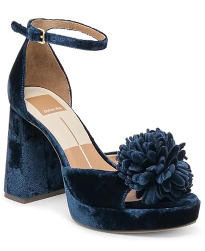 Dolce Vita Damen Perel Sandale mit Absatz, Dark Navy, 41 EU von Dolce Vita