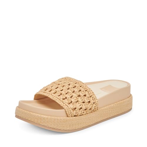 Dolce Vita Damen Sidona Flache Sandale, Natürlicher Bast, 39 EU von Dolce Vita