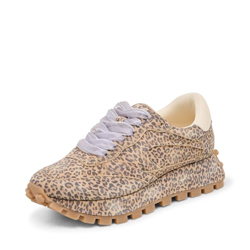 Dolce Vita Damen Tricia Sneaker, Hellbrauner Leopardenmuster, 39 EU von Dolce Vita