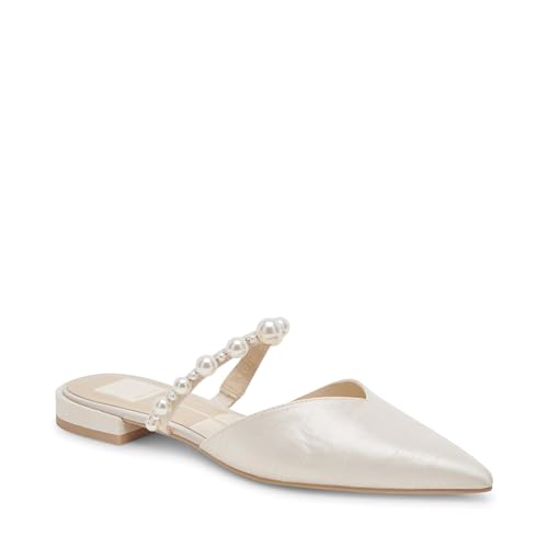 Dolce Vita Kanika Pearl Damen-Sandalen mit niedrigem Absatz, Vanilla Pearls, 39 EU von Dolce Vita