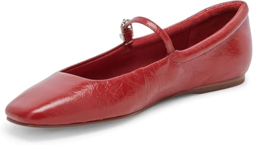 Dolce Vita Reyes Ballerinas für Damen, Rot/Ausflug, einfarbig (Getaway Solids), 42 EU von Dolce Vita