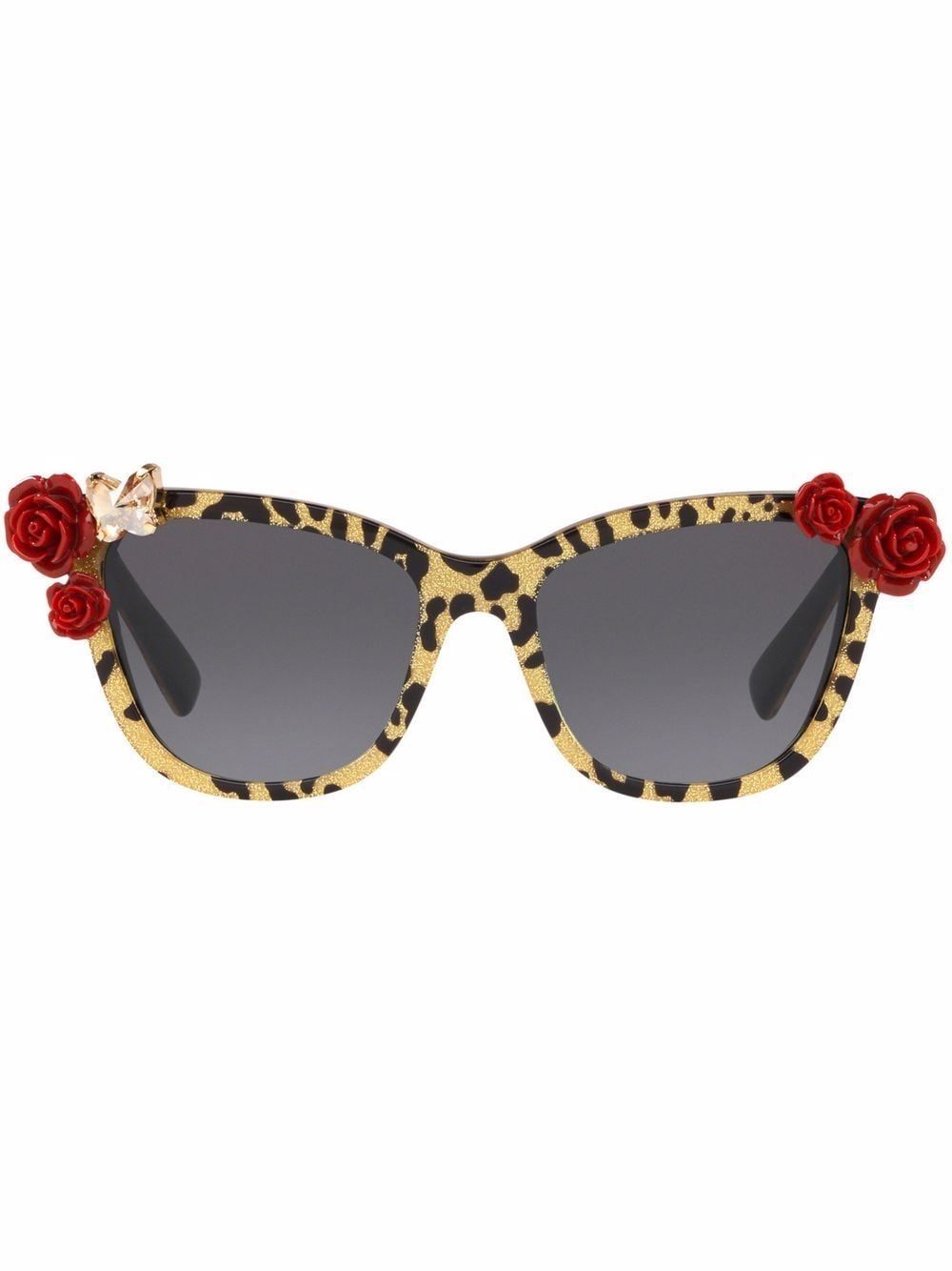 Dolce & Gabbana Eyewear Blooming Cat-Eye-Sonnenbrille - Grau von Dolce & Gabbana Eyewear