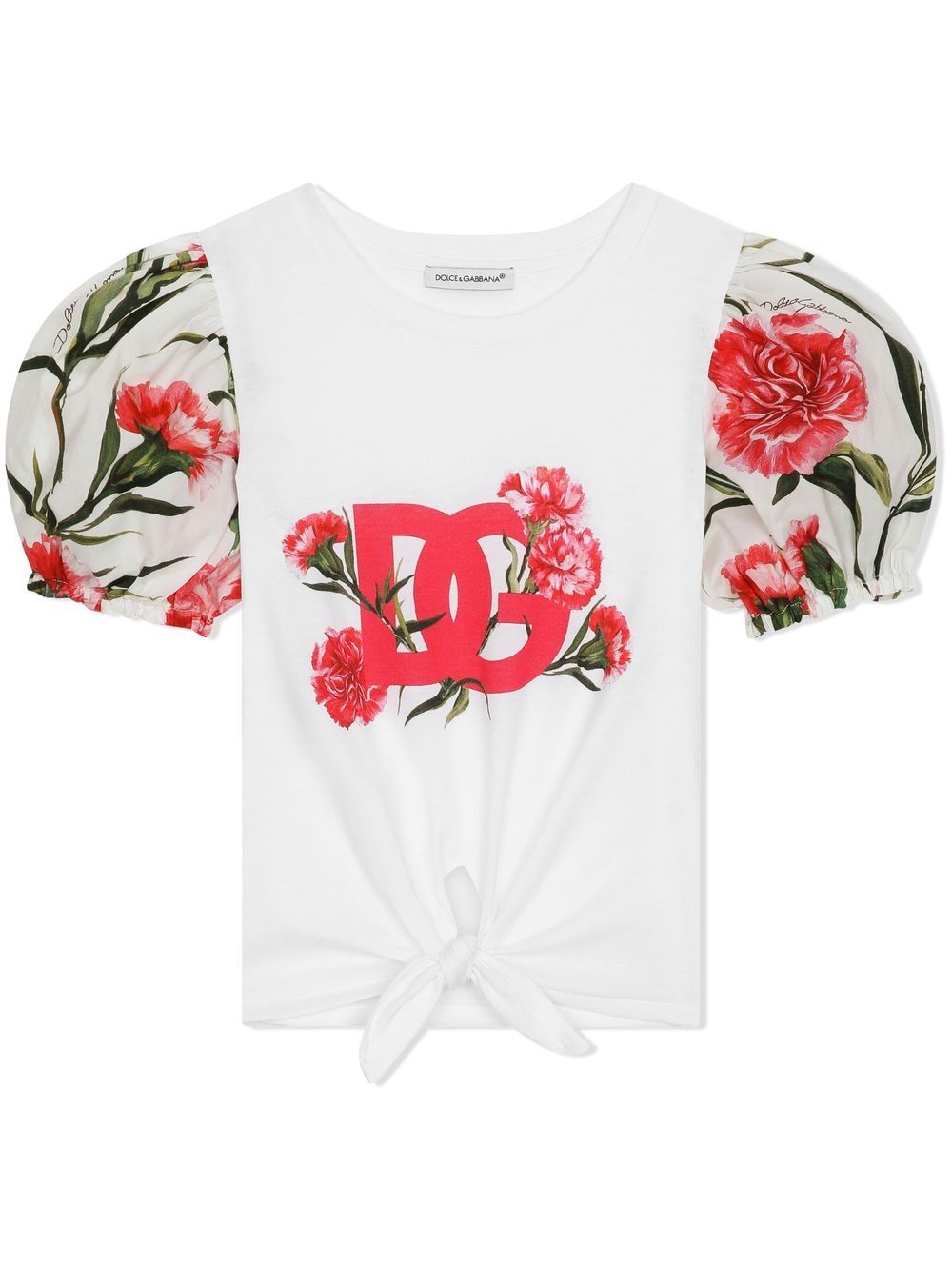 Dolce & Gabbana Kids T-Shirt mit Logo-Print - Weiß von Dolce & Gabbana Kids